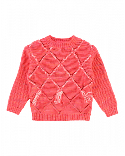 Strik Pullover Fuschia