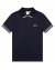 Kortærmet polo boss logo navy