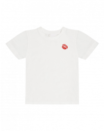 Lala Berlin Lala Berlin T-shirt Cara Lips Hvid