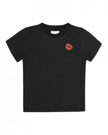 Lala Berlin T-shirt Cara Lips Sort