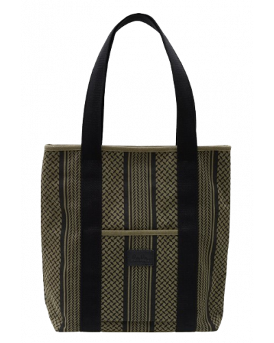 Tote Carmela canvas olive/black