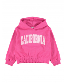 Name it Lacia LS Boxy Sweatshirt Hood Fuchsia  Purple