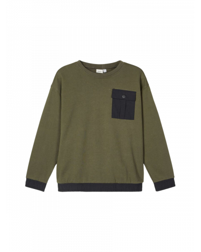 LS Boxy Sweatshirt Forest Night