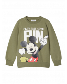 Name it Mickey Sweatshirt Deep Lichen Green