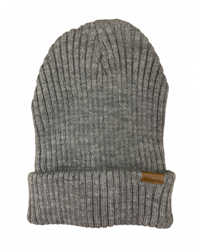 Milan Knit Hat Grey Melange / Silver Glitter