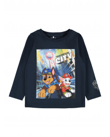 Name it Paw Patrol Langærmet T-Shirt Dark Sapphire