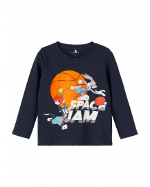 Name it Space Jam Arne LS Langærmet T-shirt Dark Sapphire