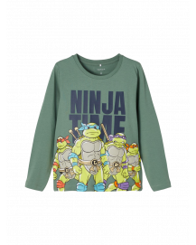 Name it Turtles Raphael Bluse Dark Ivy