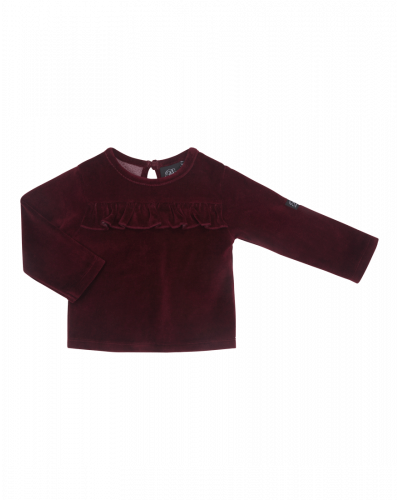 Bluse Dark Red Velour