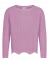 Olly Strik Sweatshirt Lyserød